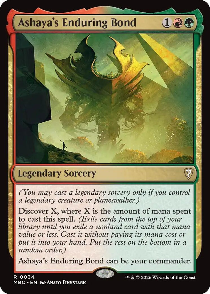 Image for Ashaya's Enduring Bond (34) (Mystery Booster Commander Edition) (MBC) - Magic: The Gathering