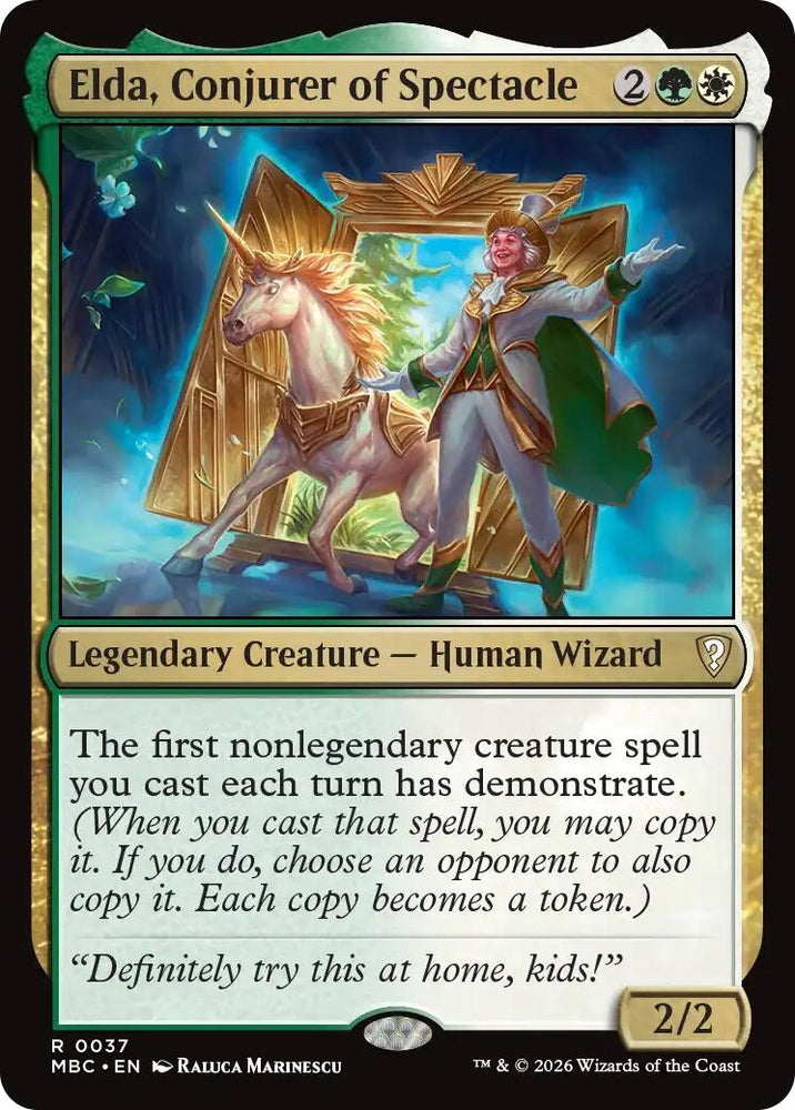 Image for Elda, Conjurer of Spectacle (37) (Mystery Booster Commander Edition) (MBC) - Magic: The Gathering