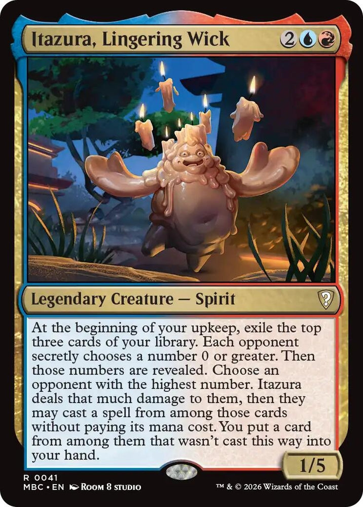 Image for Itazura, Lingering Wick (41) (Mystery Booster Commander Edition) (MBC) - Magic: The Gathering