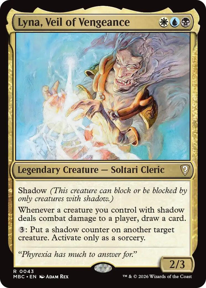 Image for Lyna, Veil of Vengeance (43) (Mystery Booster Commander Edition) (MBC) - Magic: The Gathering