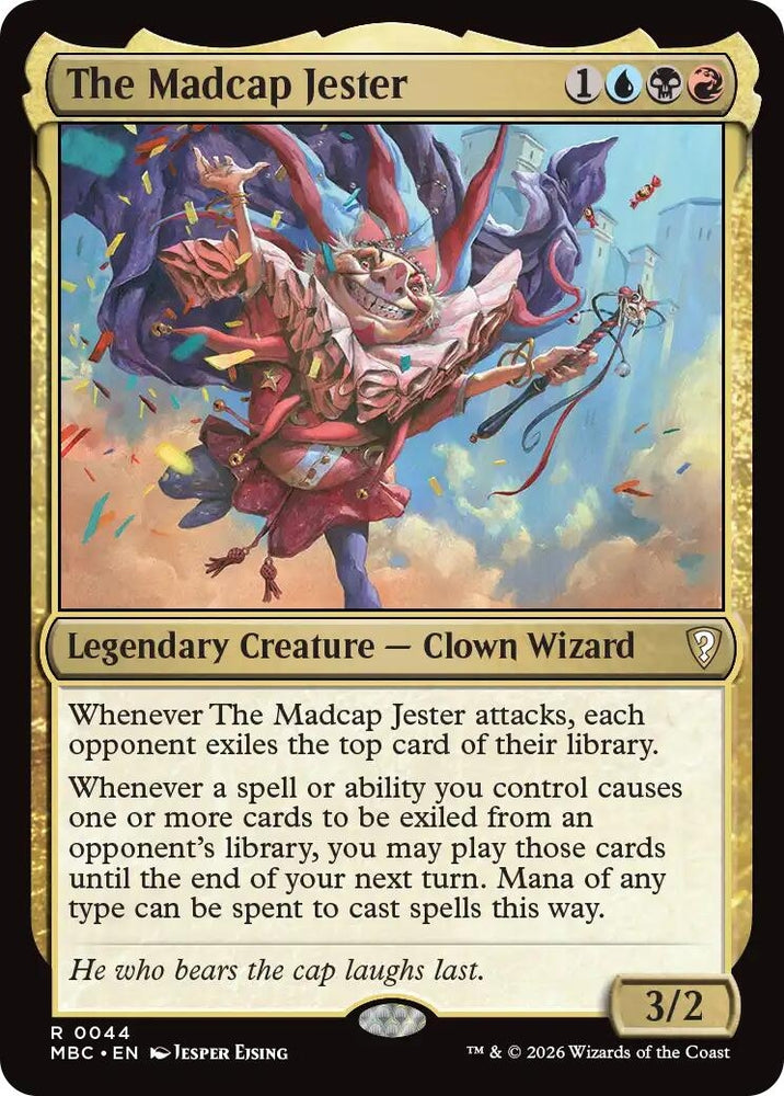 Image for The Madcap Jester (44) (Mystery Booster Commander Edition) (MBC) - Magic: The Gathering