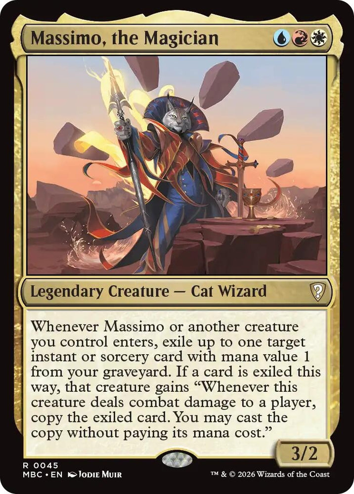 Image for Massimo, the Magician (45) (Mystery Booster Commander Edition) (MBC) - Magic: The Gathering