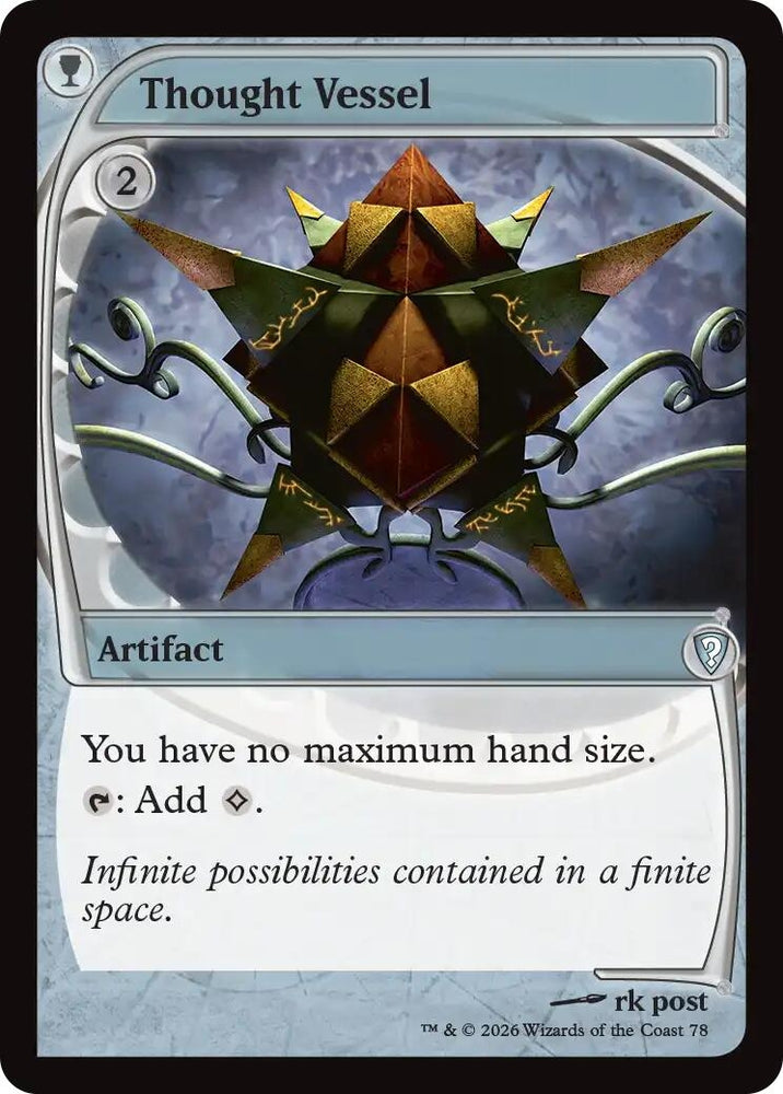 Image for Thought Vessel (Future Sight) (78) (Mystery Booster Commander Edition) (MBC) - Magic: The Gathering