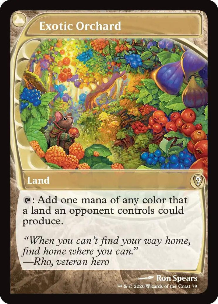 Image for Exotic Orchard (Future Sight) (79) (Mystery Booster Commander Edition) (MBC) - Magic: The Gathering