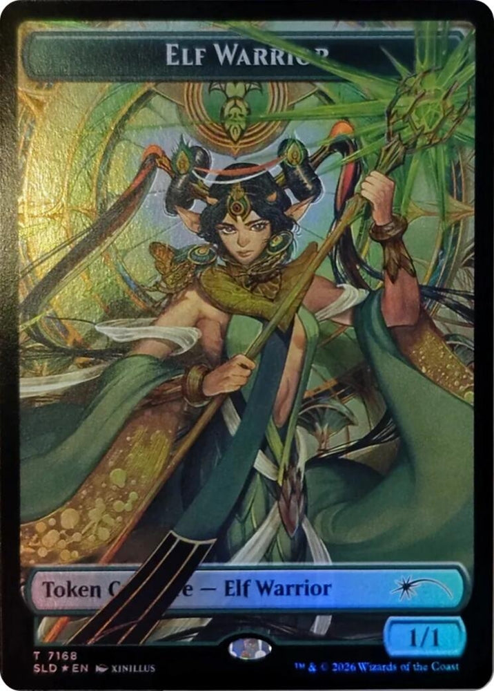 Image for Elf Warrior Token (7168) (7168) (Secret Lair Drop Series) (SLD) - Magic: The Gathering