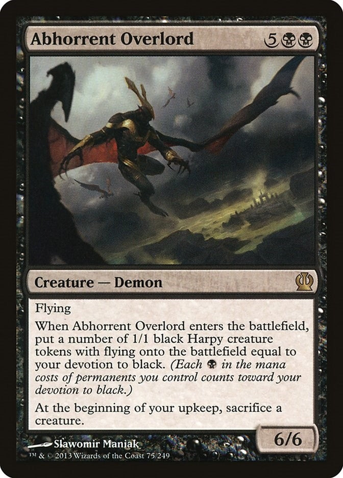 Image for Abhorrent Overlord (75) [Theros]