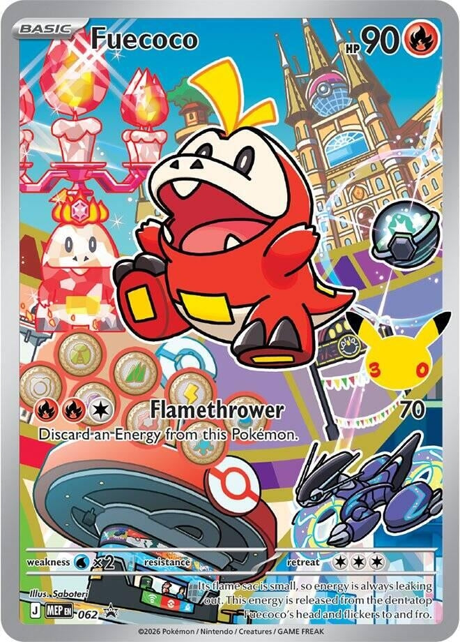 Image for Fuecoco -  062 (062) (First Partner Collection 2026) - Pokemon