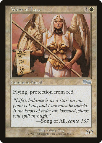 Image for Voice of Law (55) - Magic: The Gathering