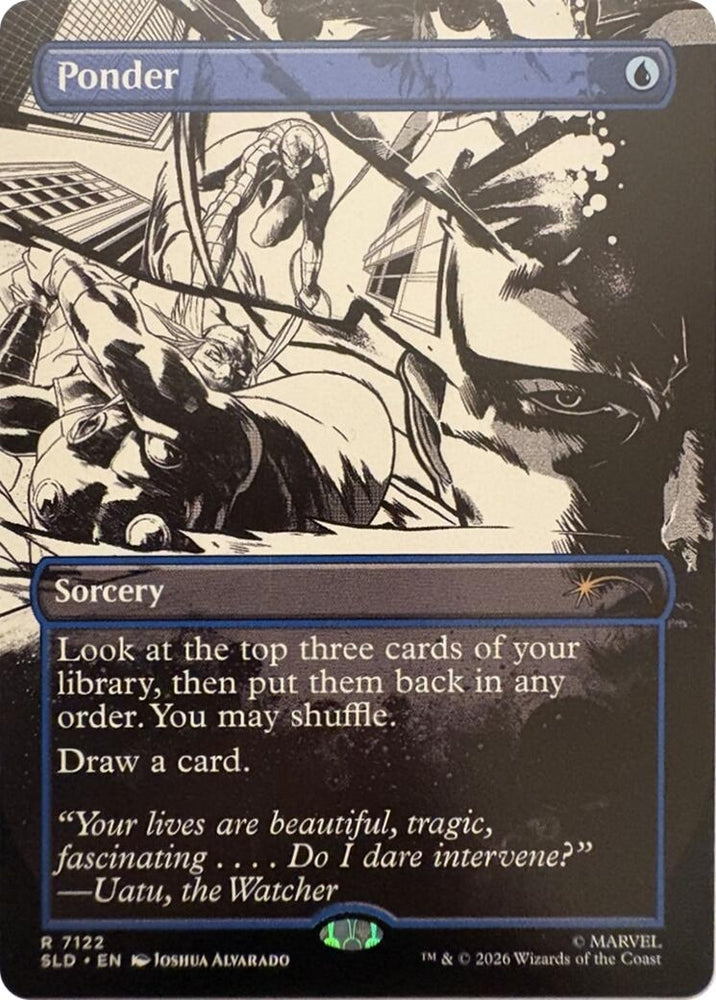 Image for Ponder (7122) (7122) (Secret Lair Drop Series) (SLD) - Magic: The Gathering
