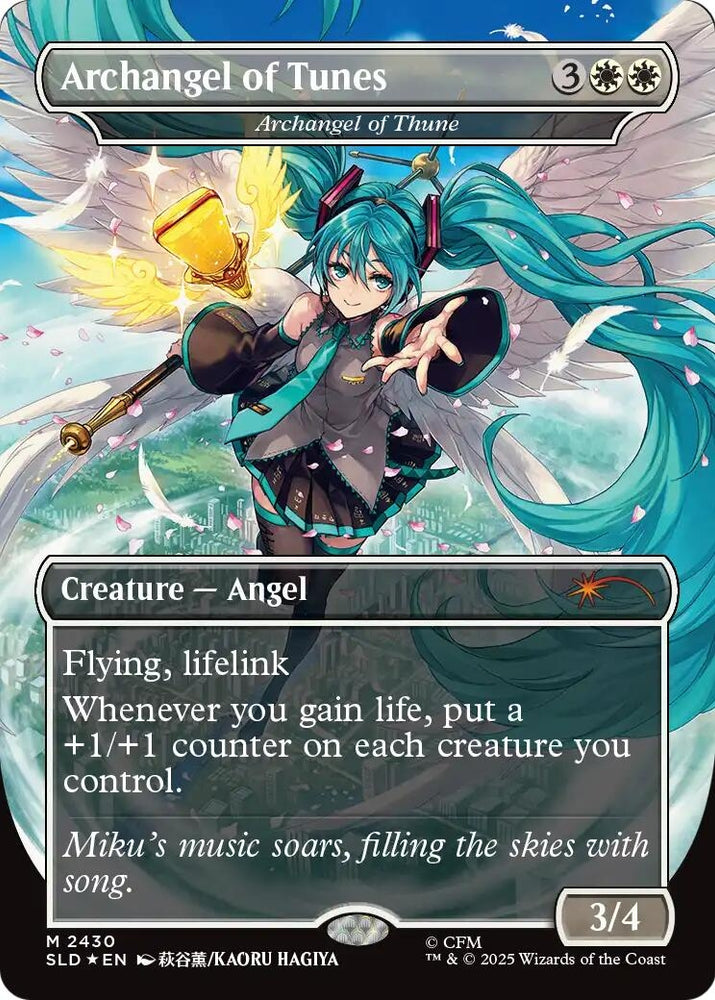 Image for Archangel of Tunes  - Archangel of Thune (2430) (Secret Lair Drop Series) (SLD) - Magic: The Gathering