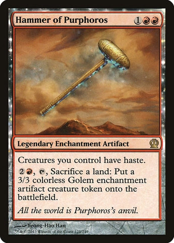 Image for Hammer of Purphoros (124) [Theros]