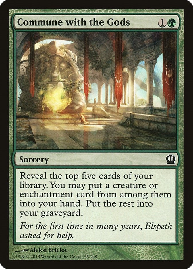 Image for Commune with the Gods (155) [Theros]
