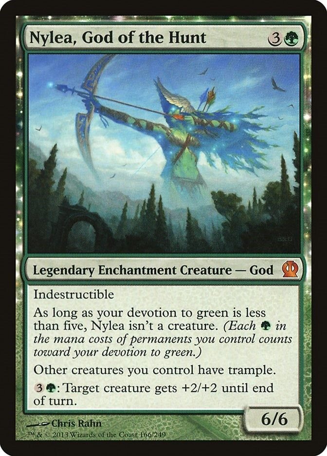 Image for Nylea, God of the Hunt (166) [Theros]