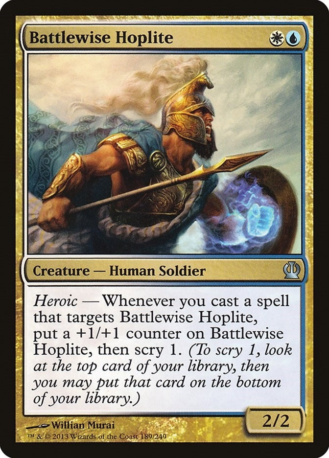 Image for Battlewise Hoplite (189) [Theros]