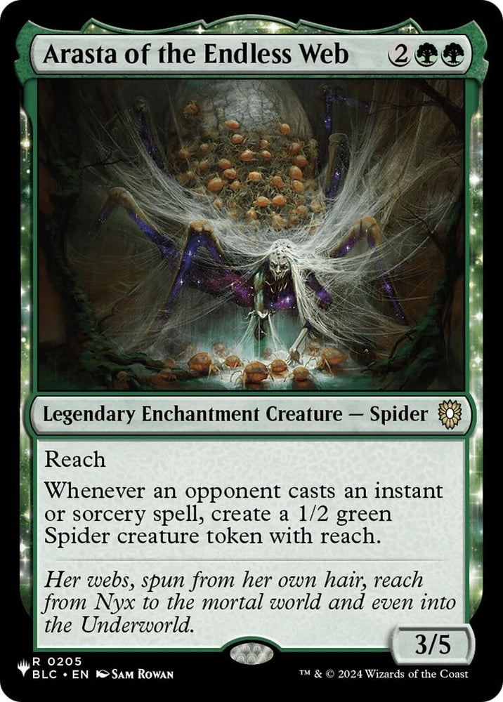 Image for Arasta of the Endless Web (205) (The List Reprints) (LIST) - Magic: The Gathering