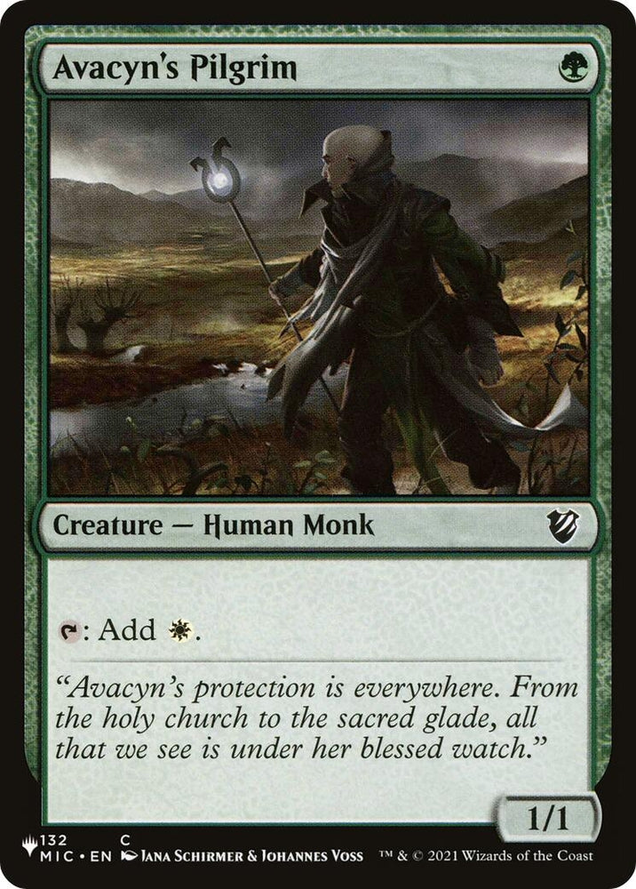 Image for Avacyn's Pilgrim (MIC) (132) (The List Reprints) (LIST) - Magic: The Gathering