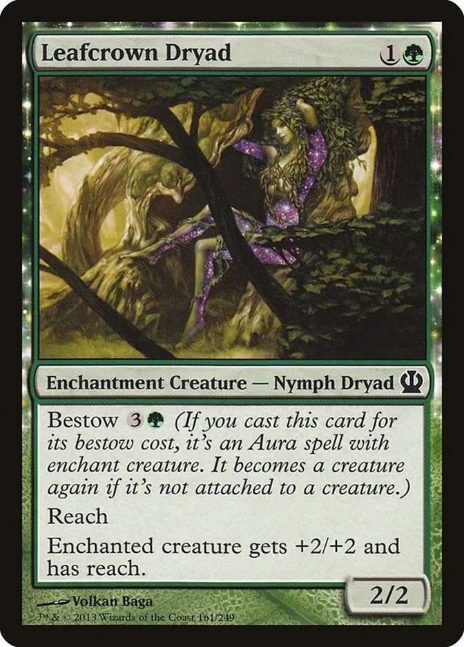Image for Leafcrown Dryad (161) [Theros]