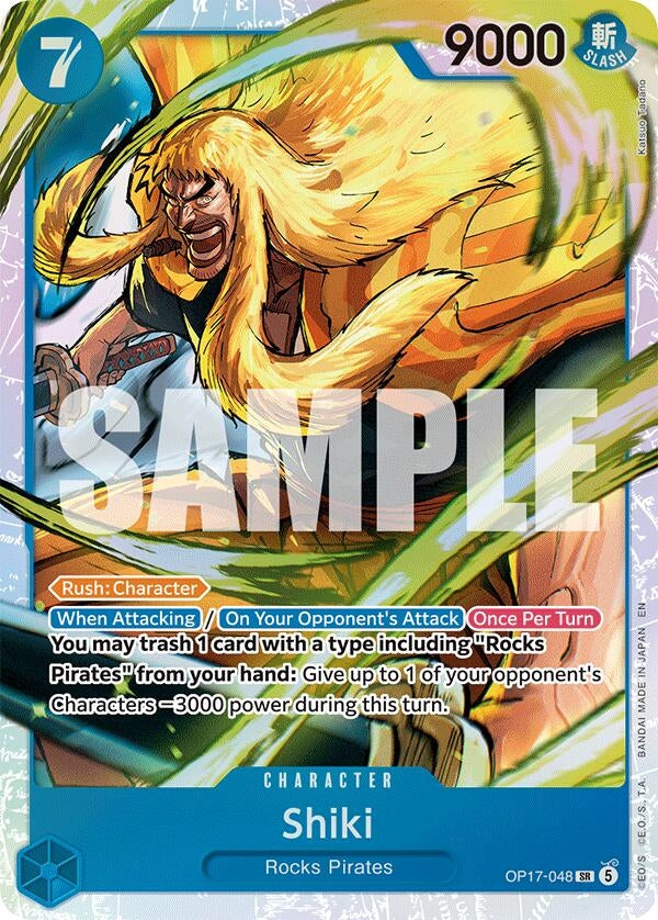 Image for Shiki (048) (OP17-048) (The World's Strongest Warriors) (OP17) - One Piece Card Game