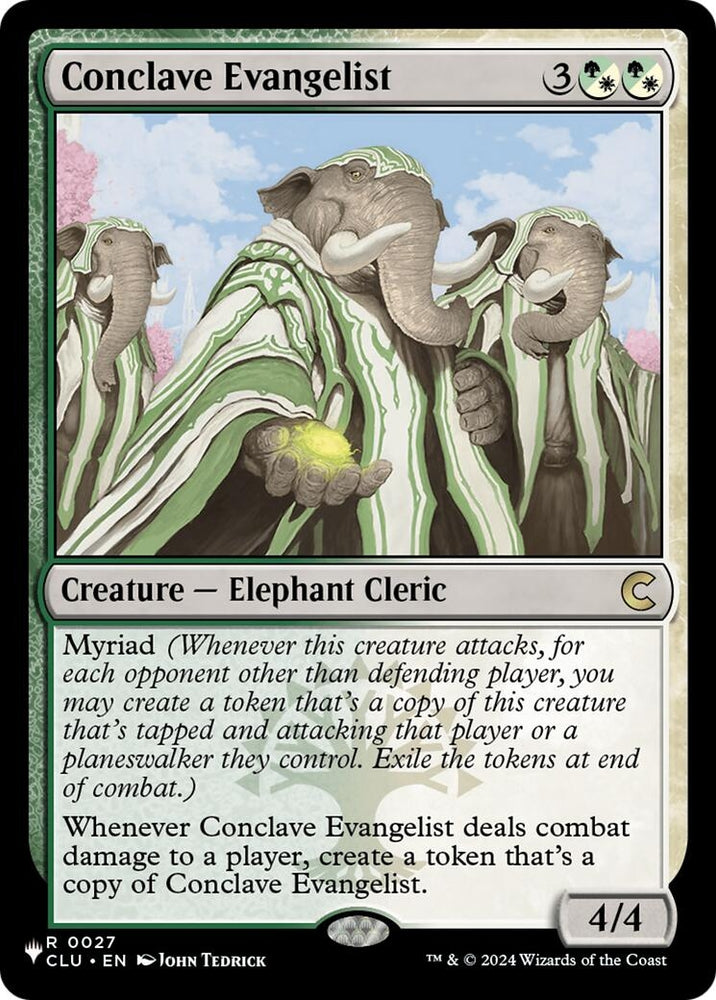 Image for Conclave Evangelist (27) (The List Reprints) (LIST) - Magic: The Gathering