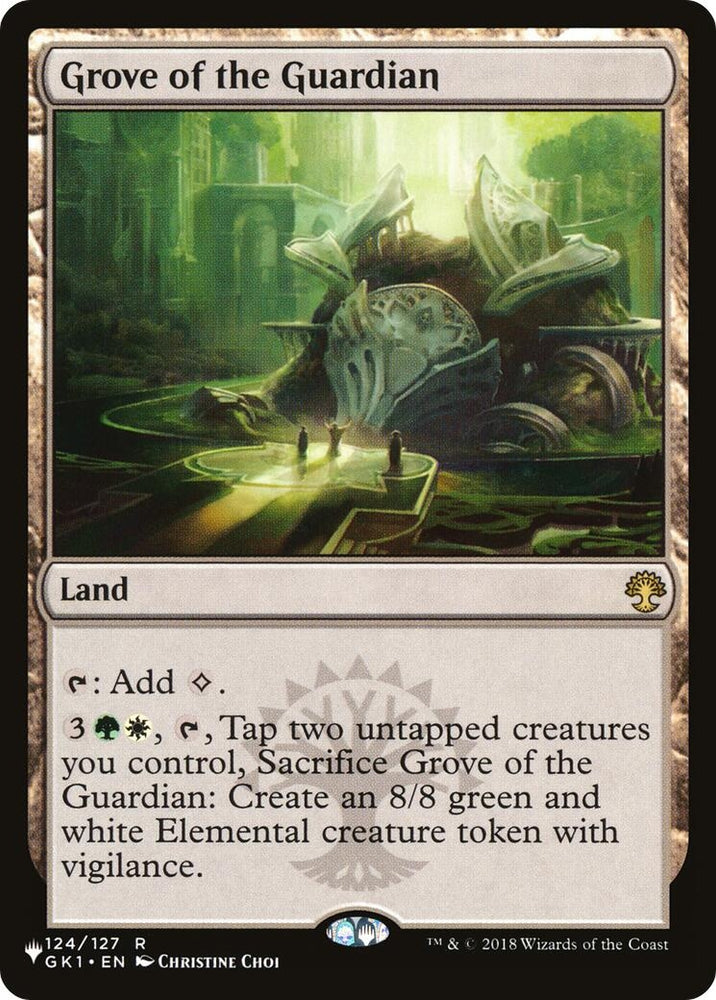 Image for Grove of the Guardian (124) (The List Reprints) (LIST) - Magic: The Gathering