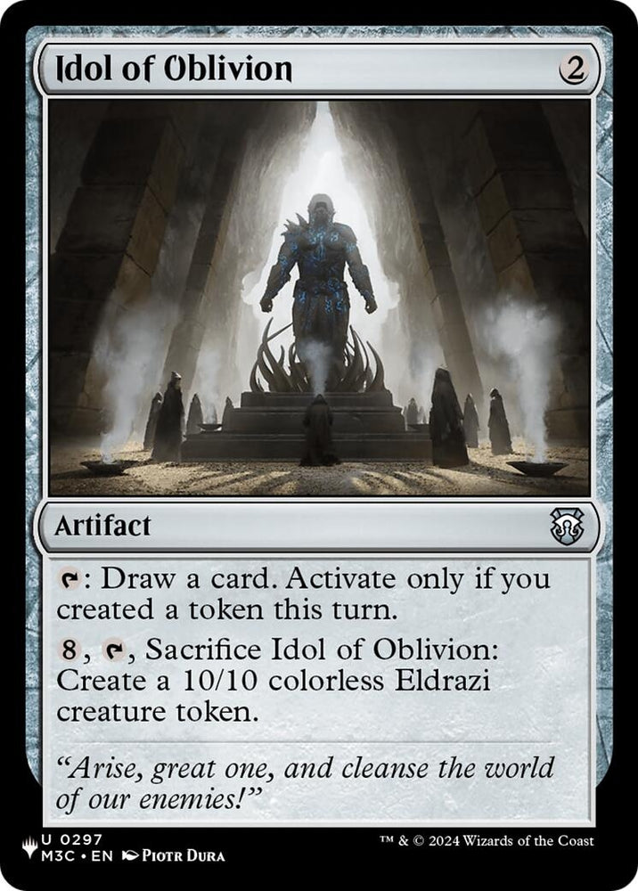 Image for Idol of Oblivion (M3C) (297) (The List Reprints) (LIST) - Magic: The Gathering