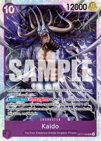 Image for Kaido (063) (OP17-063) (The World's Strongest Warriors) (OP17) - One Piece Card Game