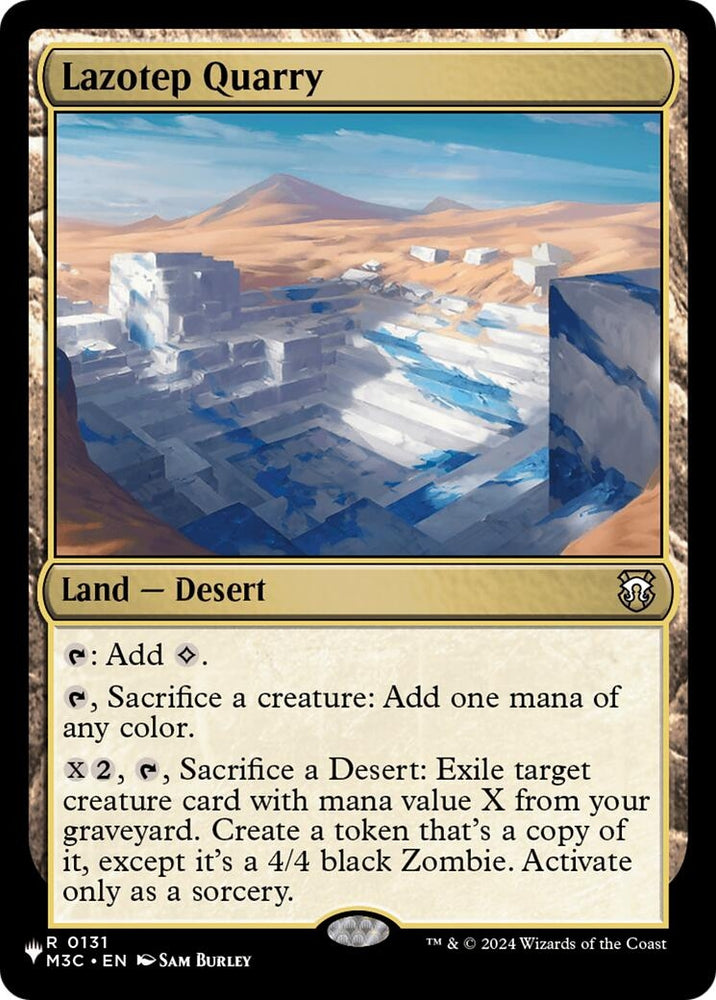 Image for Lazotep Quarry (131) (The List Reprints) (LIST) - Magic: The Gathering