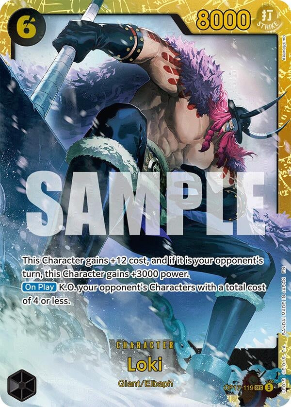 Image for Loki (OP17-119) (The World's Strongest Warriors) (OP17) - One Piece Card Game