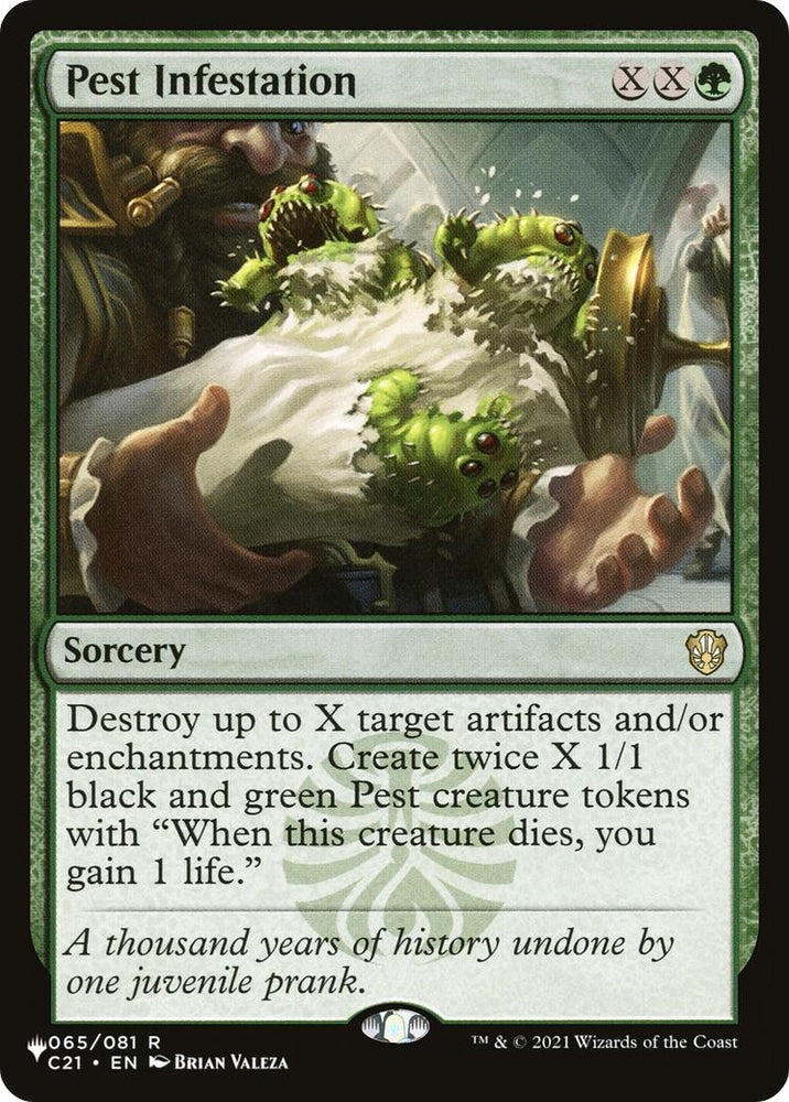Image for Pest Infestation (65) (The List Reprints) (LIST) - Magic: The Gathering