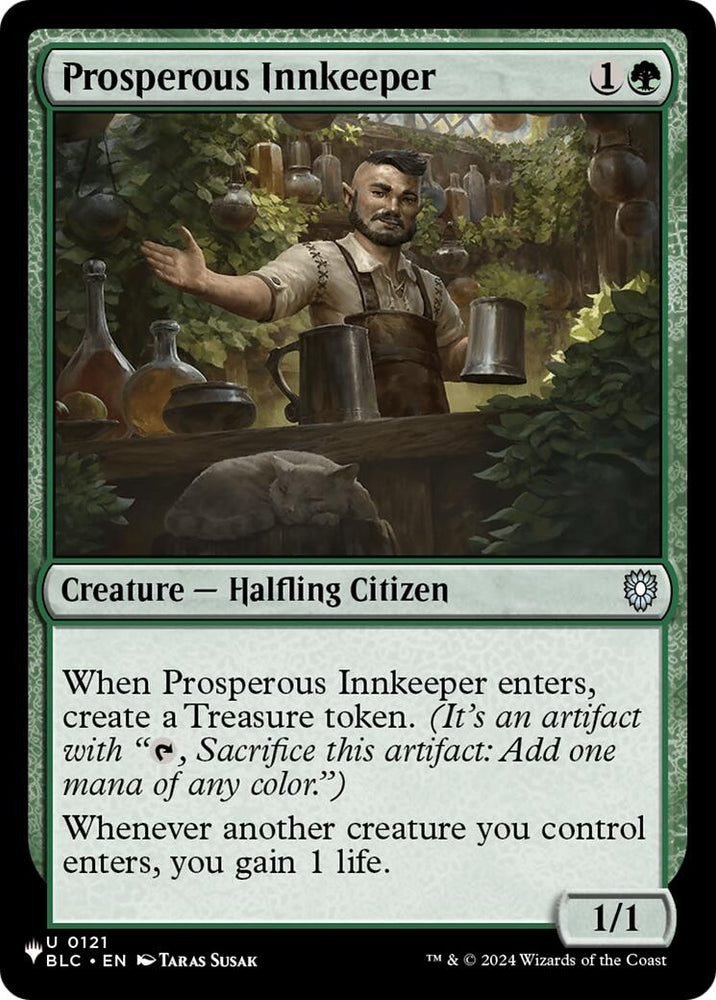 Image for Prosperous Innkeeper (BLC) (121) (The List Reprints) (LIST) - Magic: The Gathering
