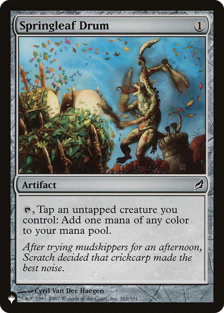 Image for Springleaf Drum (261) (The List Reprints) (LIST) - Magic: The Gathering