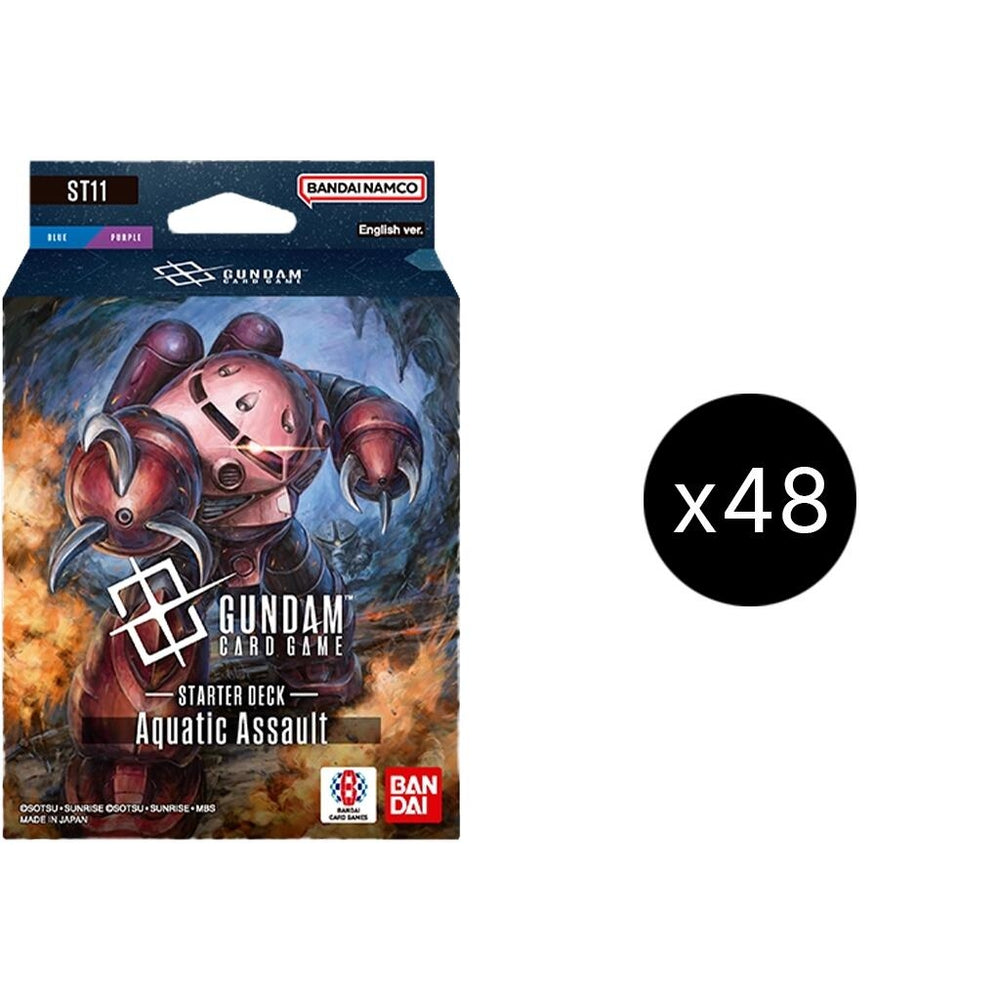 Image for Starter Deck 11: Aquatic Assault Display Case - Gundam Card Game