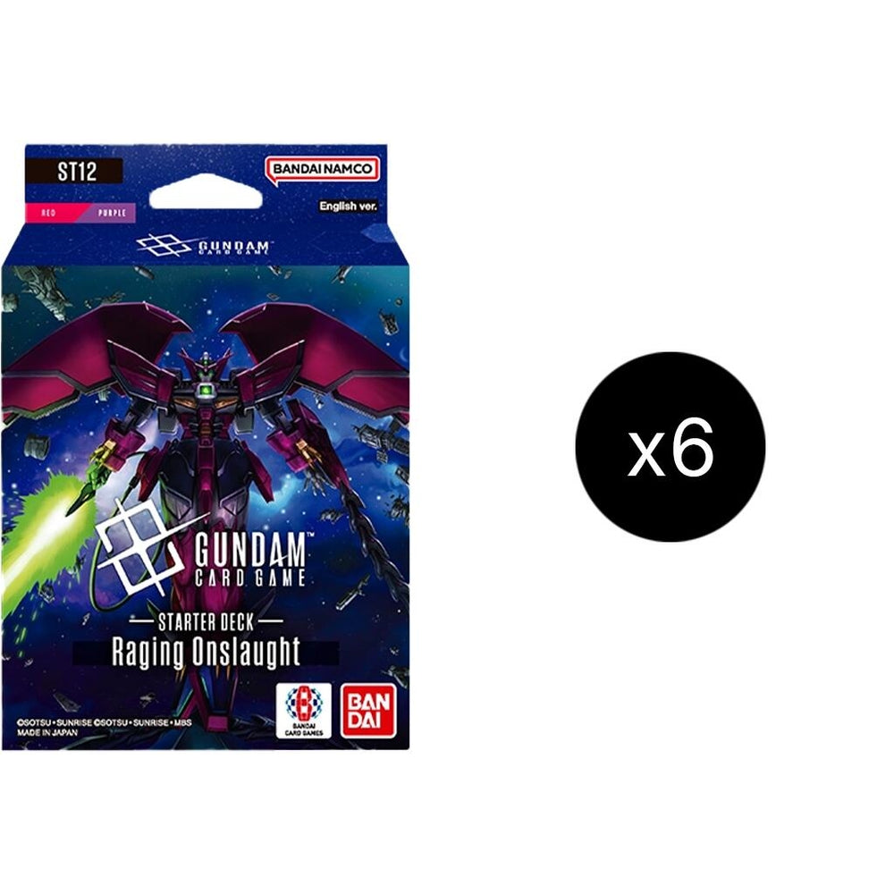 Image for Starter Deck 12: Raging Onslaught Display - Gundam Card Game