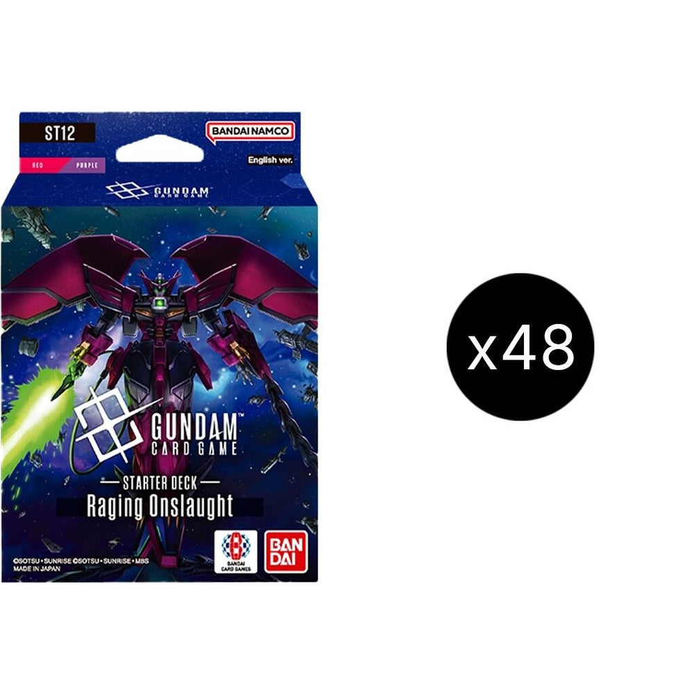 Image for Starter Deck 12: Raging Onslaught Display Case - Gundam Card Game