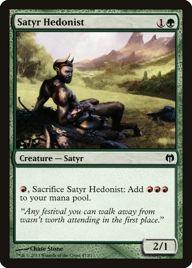 Image for Satyr Hedonist (47) [Duel Decks: Heroes vs. Monsters]