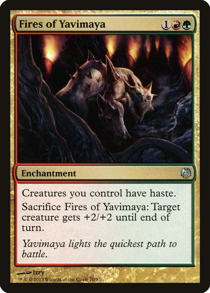 Image for Fires of Yavimaya (70) [Duel Decks: Heroes vs. Monsters]