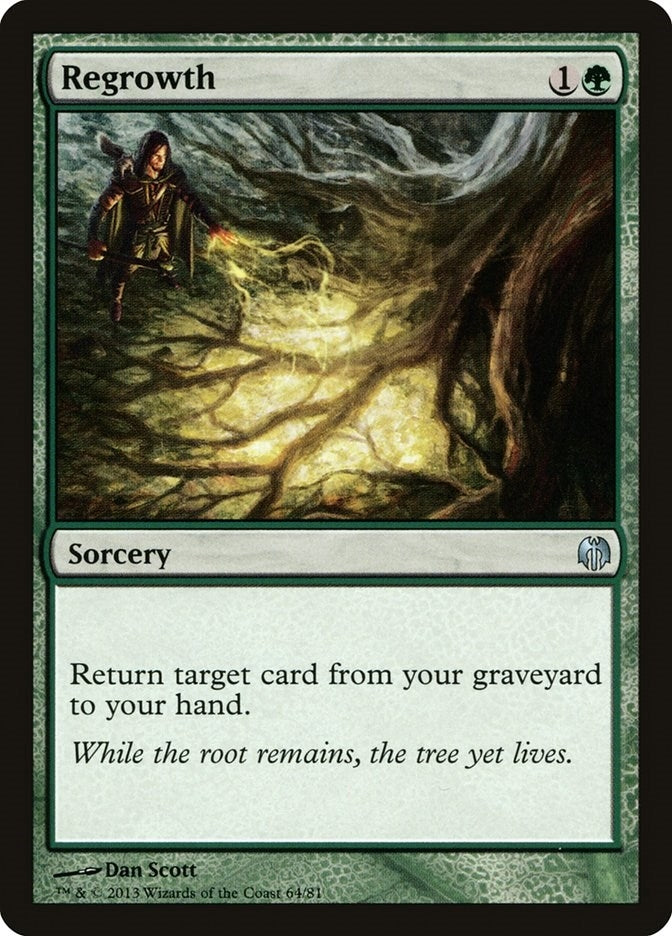 Image for Regrowth (64) [Duel Decks: Heroes vs. Monsters]