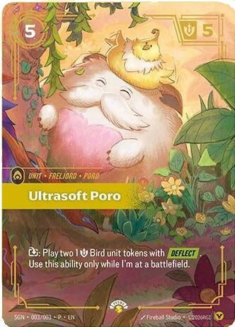 Image for Ultrasoft Poro (003/003) (Secret Garden) (SGN) - Riftbound: League of Legends Trading Card Game