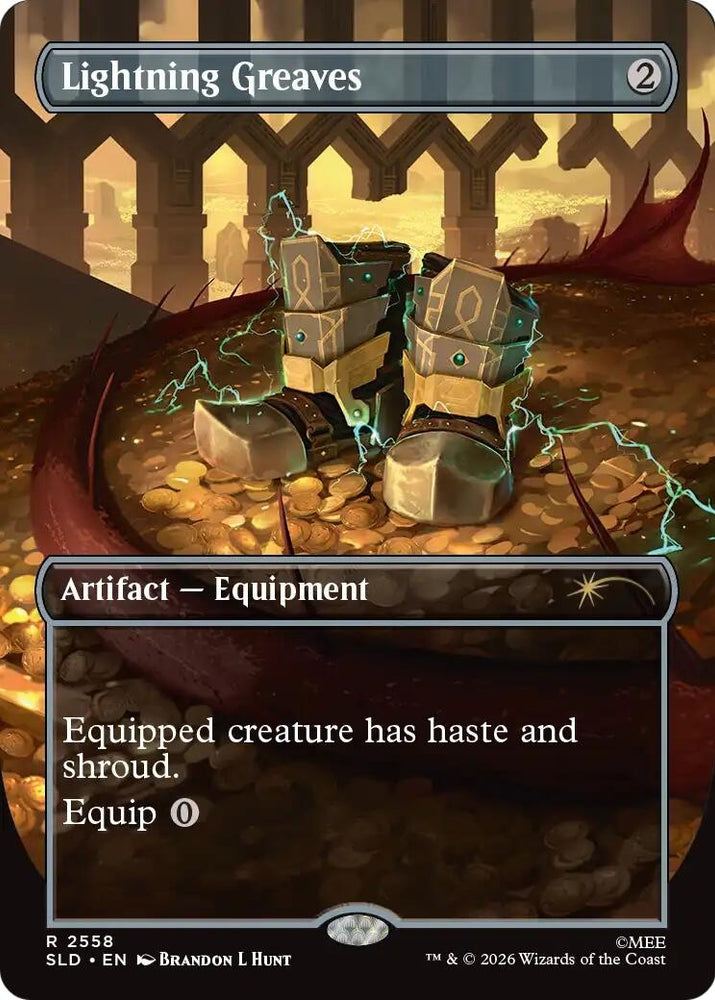 Image for Lightning Greaves (2558) (2558) (Secret Lair Drop Series) (SLD) - Magic: The Gathering