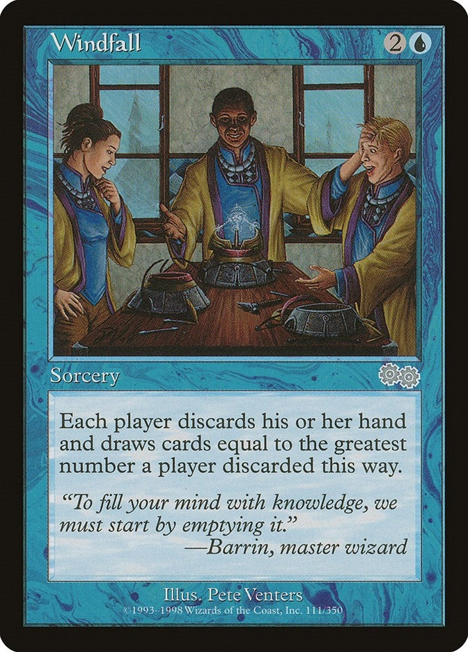 Image for Windfall (111) [Urza's Saga]