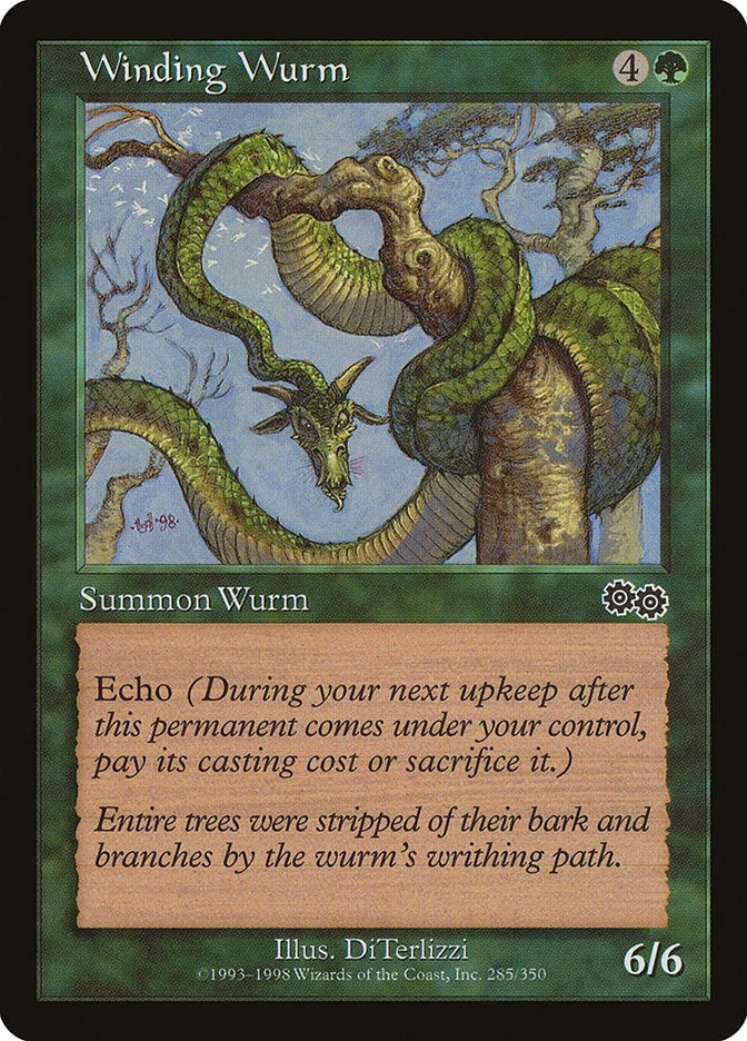 Image for Winding Wurm (285) - Magic: The Gathering