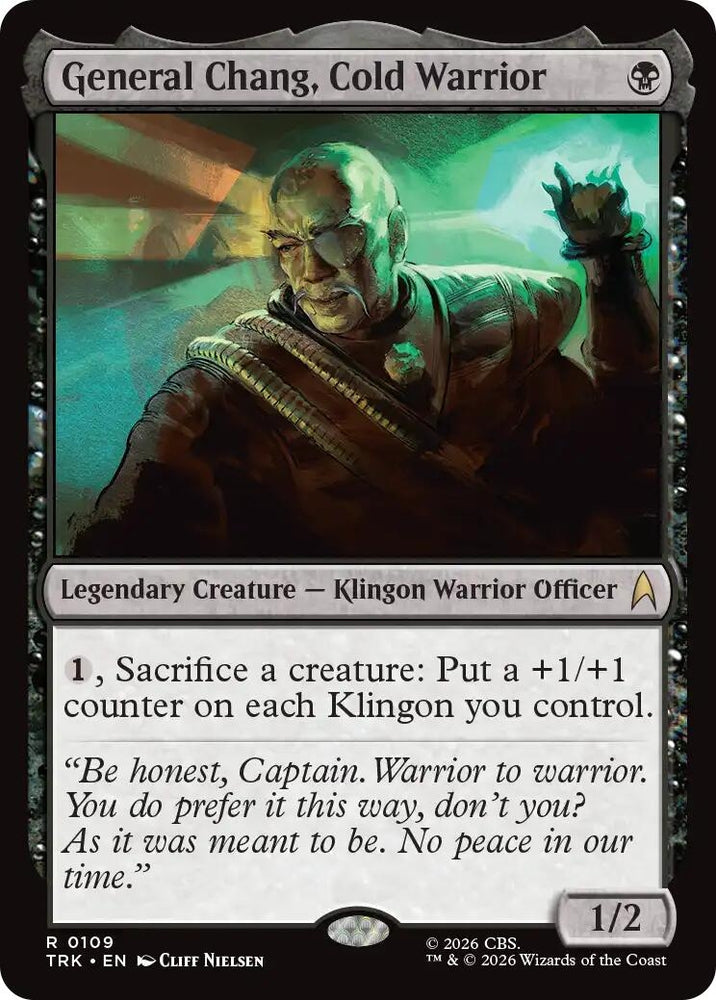 Image for General Chang, Cold Warrior (109) (Star Trek) (TRK) - Magic: The Gathering