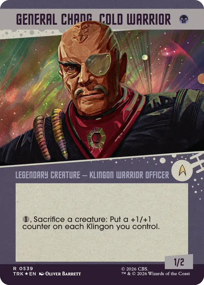 Image for General Chang, Cold Warrior (Showcase) (0539) (Surge Foil) (539) (Star Trek) (TRK) - Magic: The Gathering