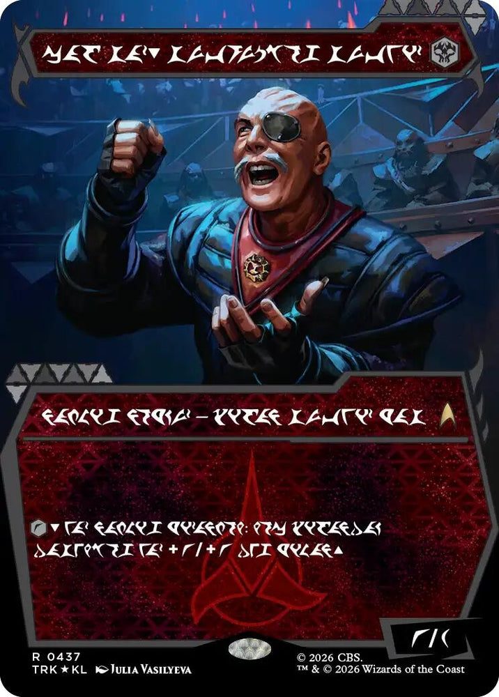 Image for General Chang, Cold Warrior (Showcase) (0437) (Klingon) (437) (Star Trek) (TRK) - Magic: The Gathering
