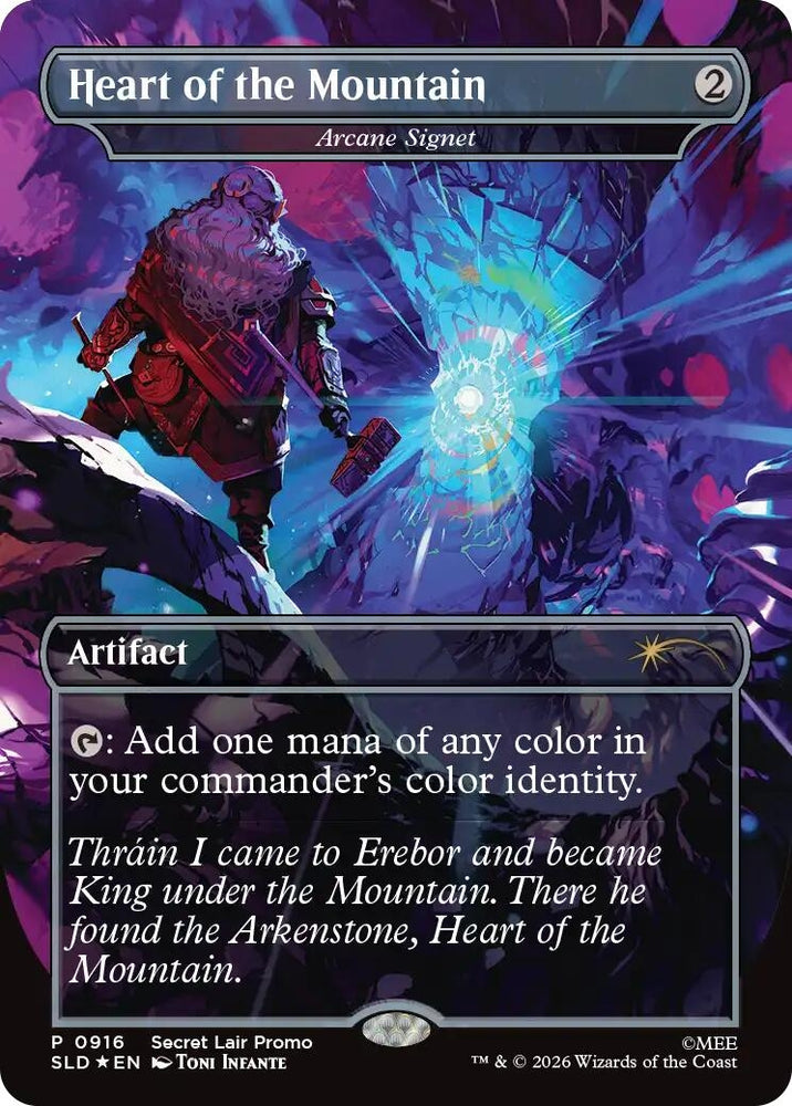 Image for Heart of the Mountain - Arcane Signet (916) (Secret Lair Drop Series) (SLD) - Magic: The Gathering