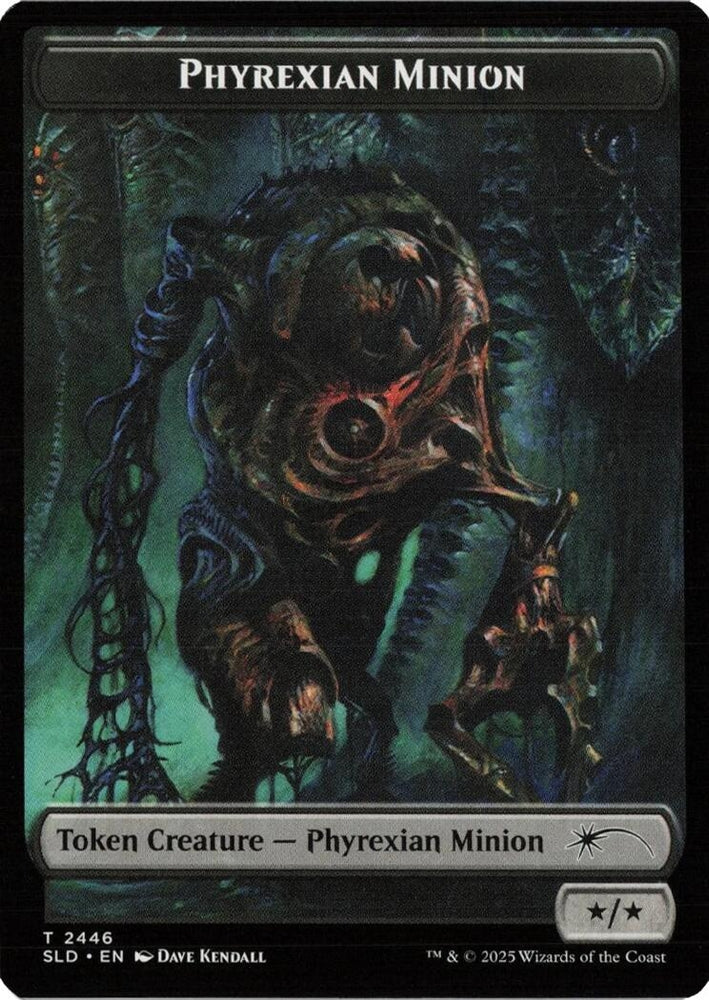 Image for Phyrexian Minion (SLD) // Angel (LCI) Double-sided Token (2446 // 2) (Secret Lair Drop Series) (SLD) - Magic: The Gathering
