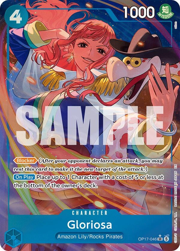 Image for Gloriosa (Alternate Art) (OP17-046) (The World's Strongest Warriors) (OP17) - One Piece Card Game