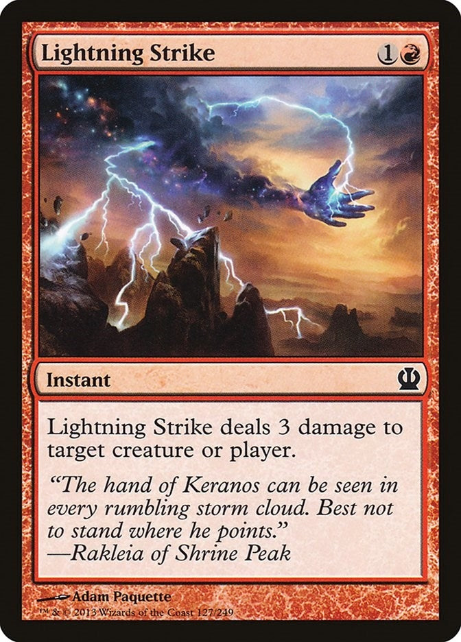 Image for Lightning Strike (127) [Theros]