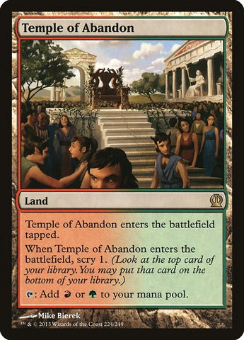Image for Temple of Abandon (224) [Theros]