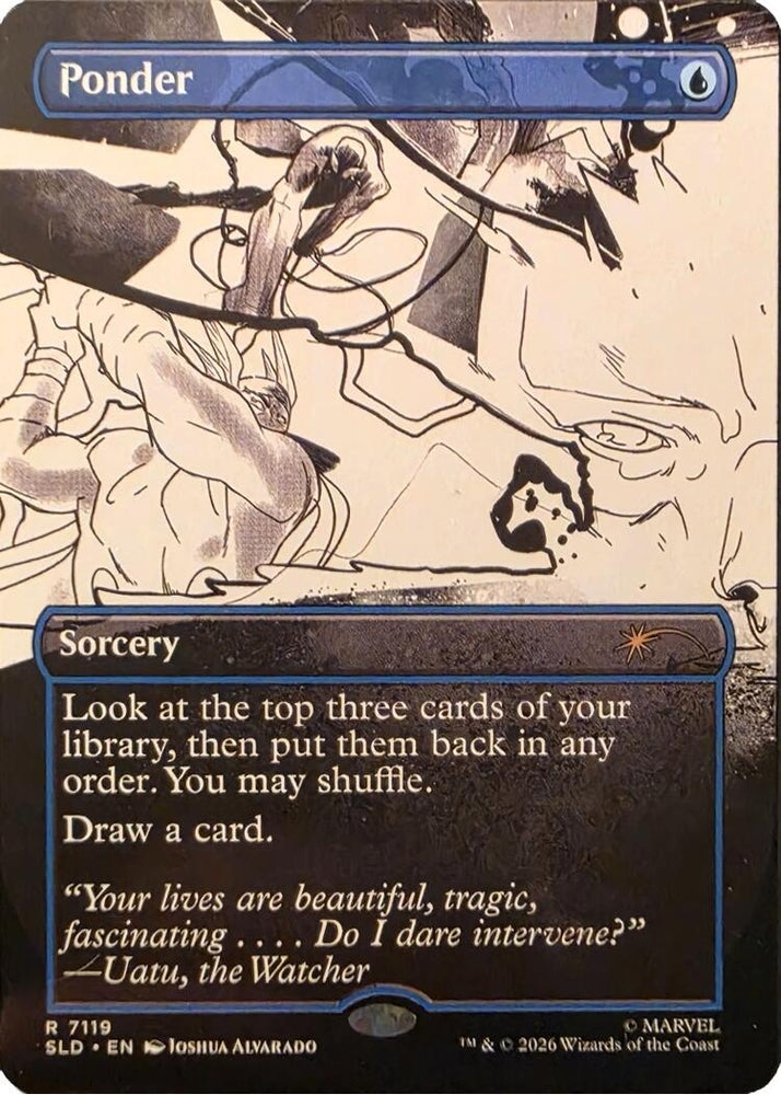 Image for Ponder (7119) (7119) (Secret Lair Drop Series) (SLD) - Magic: The Gathering